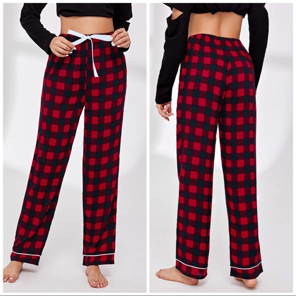 women's buffalo plaid pants